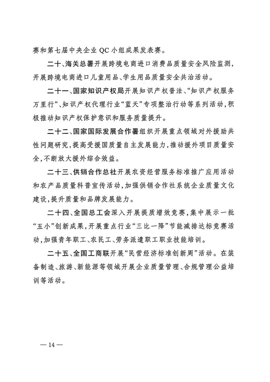 中國質(zhì)量檢驗協(xié)會關(guān)于轉(zhuǎn)發(fā)《關(guān)于開展2024年全國“質(zhì)量月”活動的通知》的函(質(zhì)檢協(xié)函〔2024〕116號)